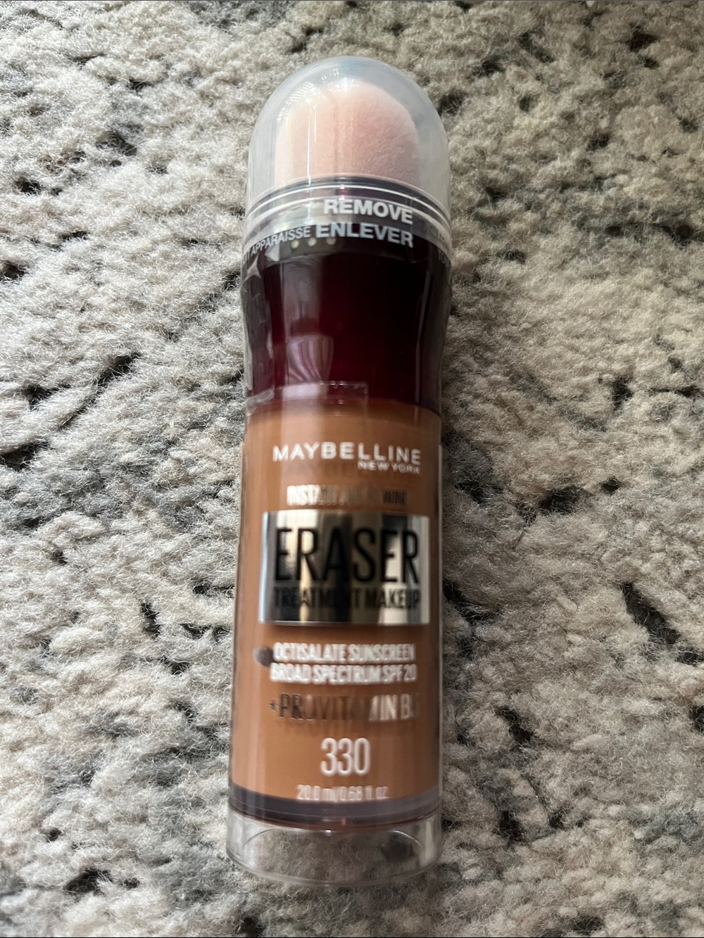 Maybelline Eraser Treatment Makeup Concealer - Shade 330 Caramel (Warm Brown)